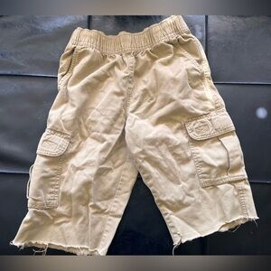 Children’s Place Kids Flax Cut-Offs Cargo Shirts size 8 (Adjustable to husky)